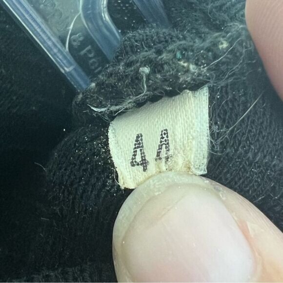 Missoni Black/Green Multi Stripe Wool Knit 3/4 Sleeve Fit & Flare Dress - Picture 9 of 10